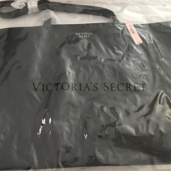 V.S. Black bag faux leather double strap - Picture 2 of 3